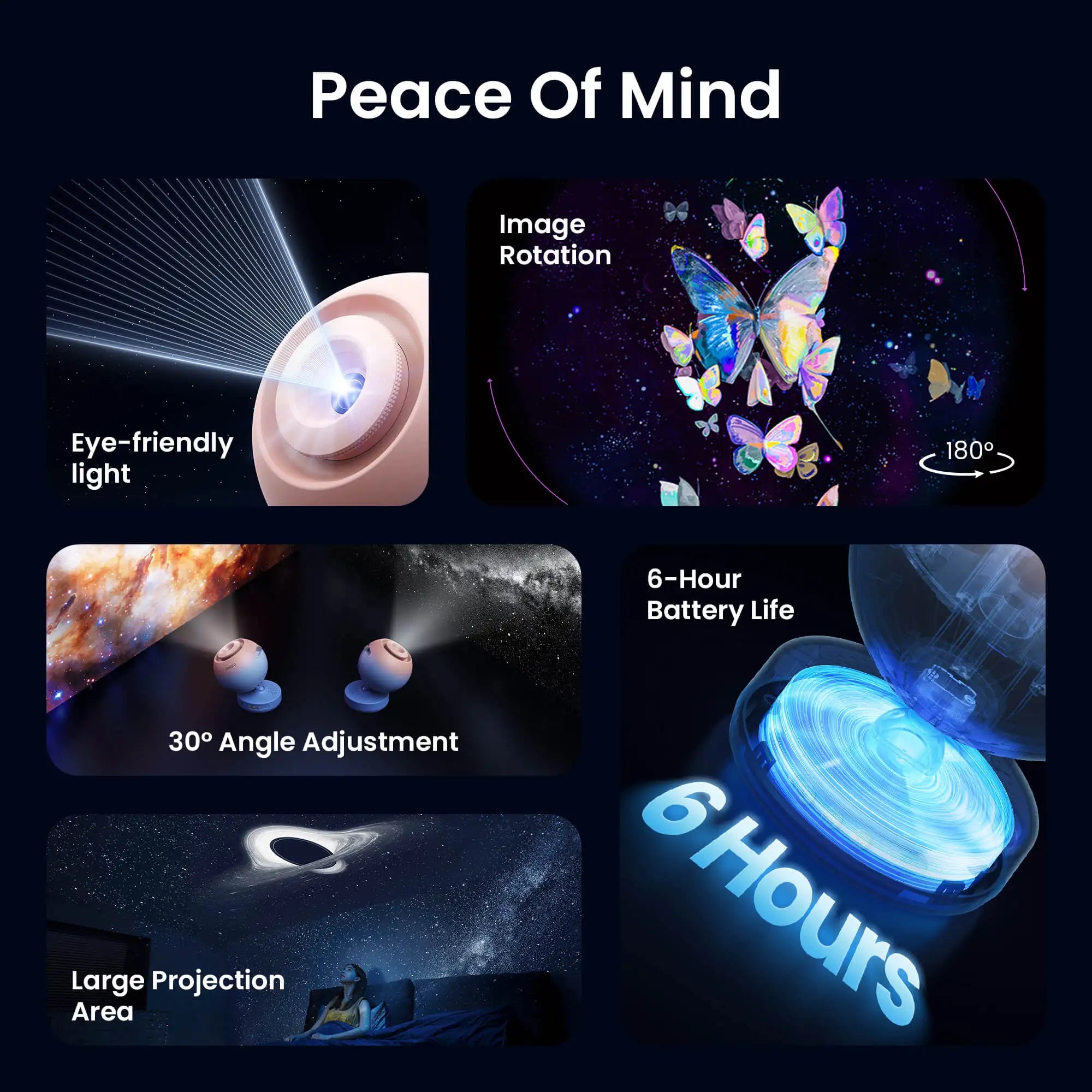 POCOCO Galaxy Projector Galaxy Light Projector Star Projector