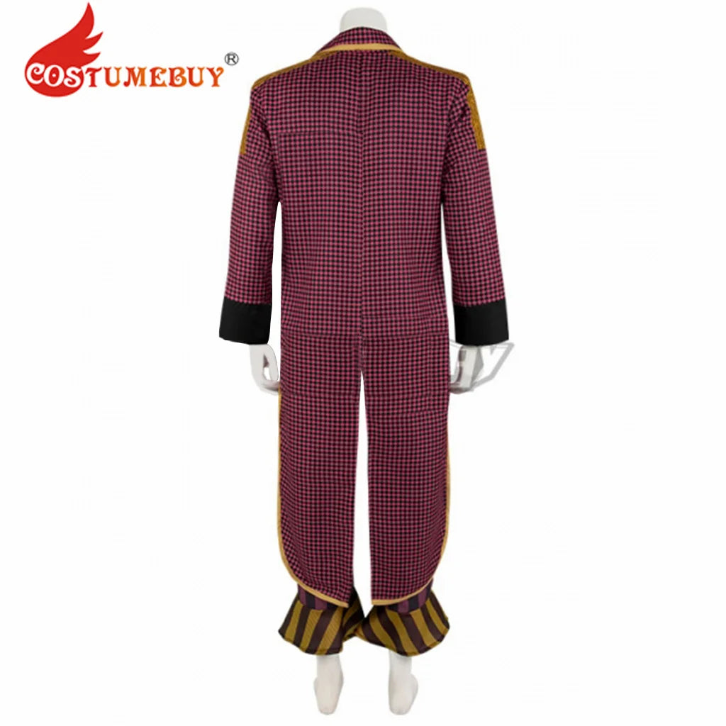 CostumeBuy Game Dead by Daylight The Clown Cosplay Costume Uniform Horror Halloween Costume Mens Outfit Jacket Shirt Pants Suits