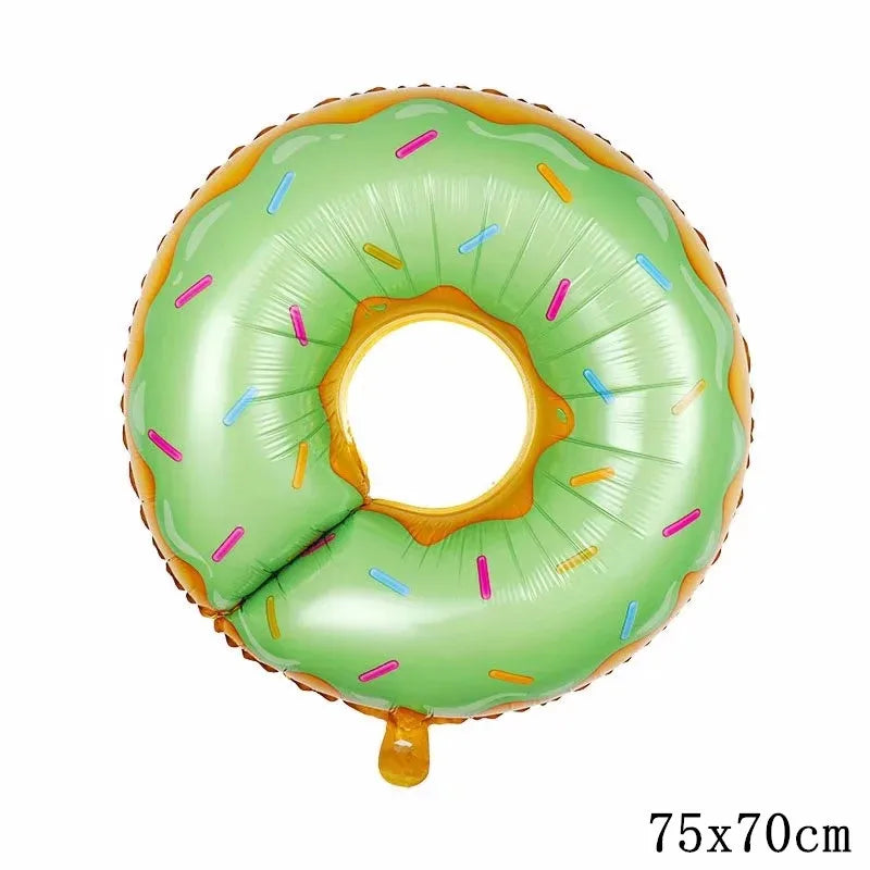 32Inch Donut globos Foil Balloon Fruit Ice Cream Helium Balloon