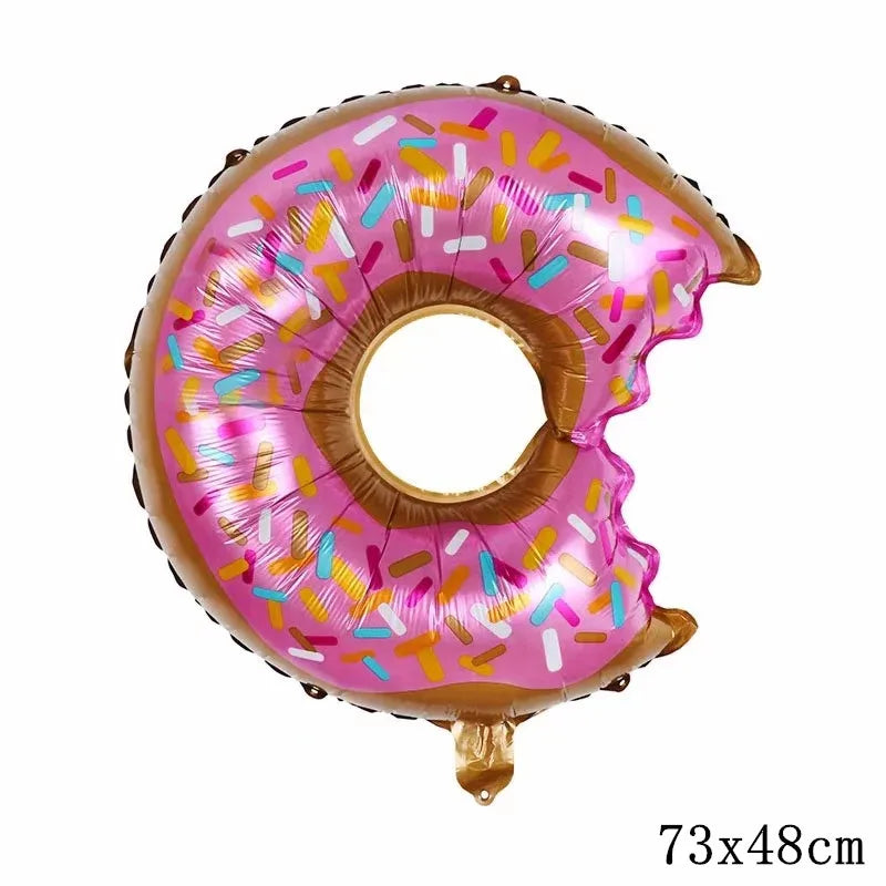 32Inch Donut globos Foil Balloon Fruit Ice Cream Helium Balloon