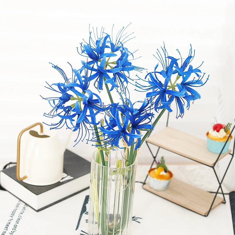 Kahaul Higan Flower Long Branch Artificial Lily Flowers