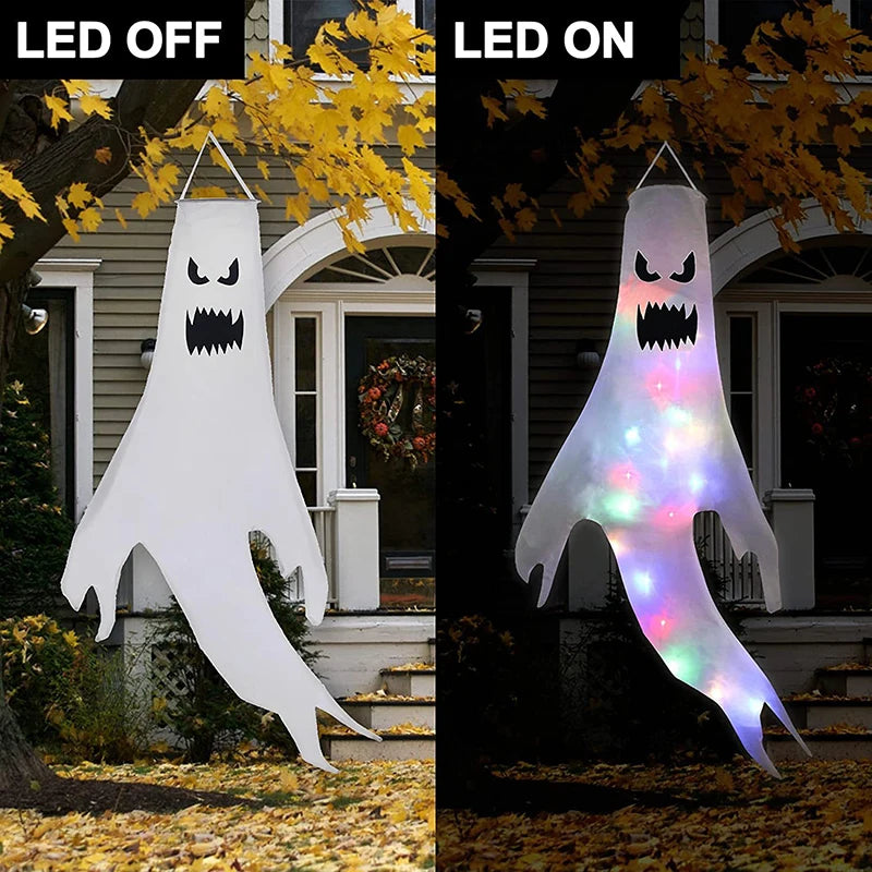 Halloween LED Light Hanging Ghost For Halloween Party Home Outdoor Indoor Decoration