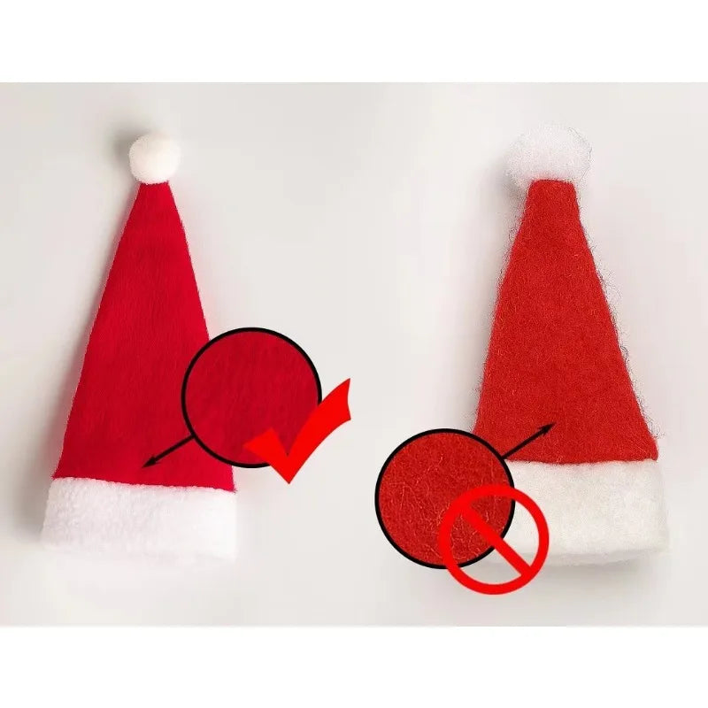 Tableware Bag Holder Christmas Hat Fork Knife Cutlery Bag