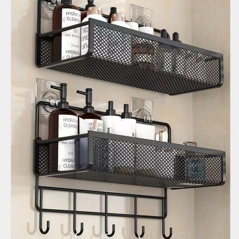 Portable Hanging Wall-mounted Storage Rack No-drilling