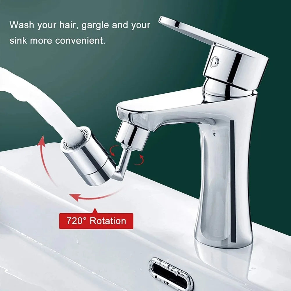 720°Universal Kitchen Faucet Anti-splash Aerator Bathroom Tap Rotatable