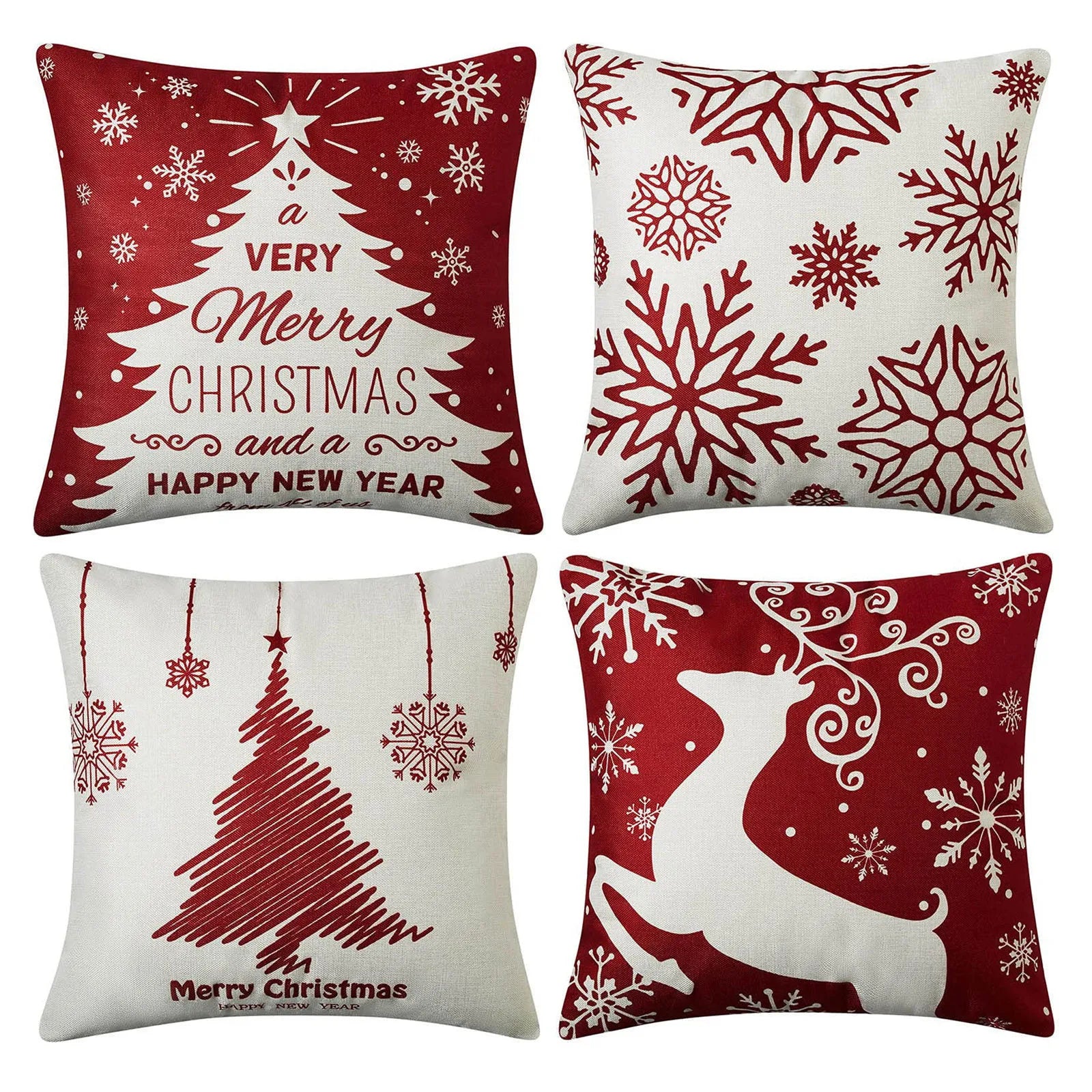 45X45cm Christmas Pillow Covers (No Filler)