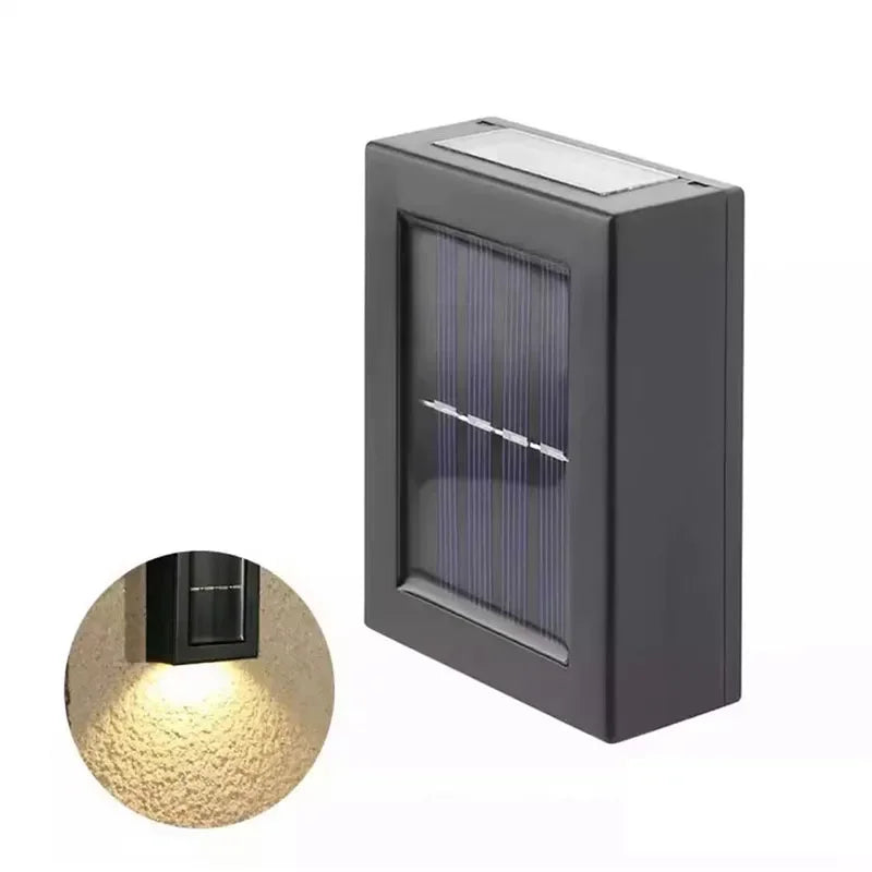 Solar Up and Down Spot Lights Outdoor, Street Wall Light Lamp Solar Powered Sunlight