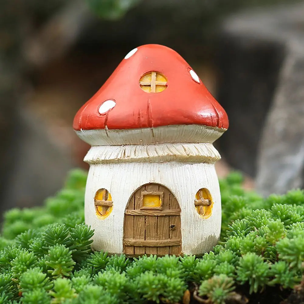 1/10Pcs Mini Mushroom Artificial Foam Potted Plants Decor