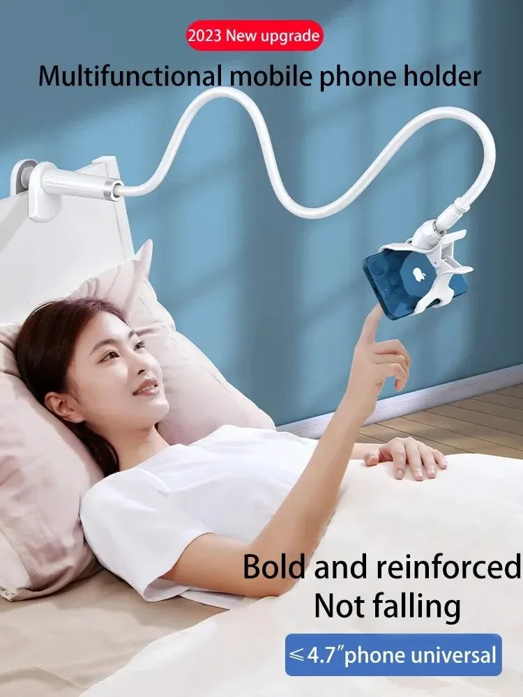 360 Clip Mobile Phone Holder Stand Portable Flexible Lazy Bed