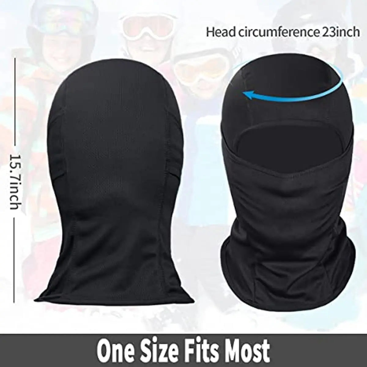 Face Mask for Men Women Full Breathable Cycling Ski cold weather