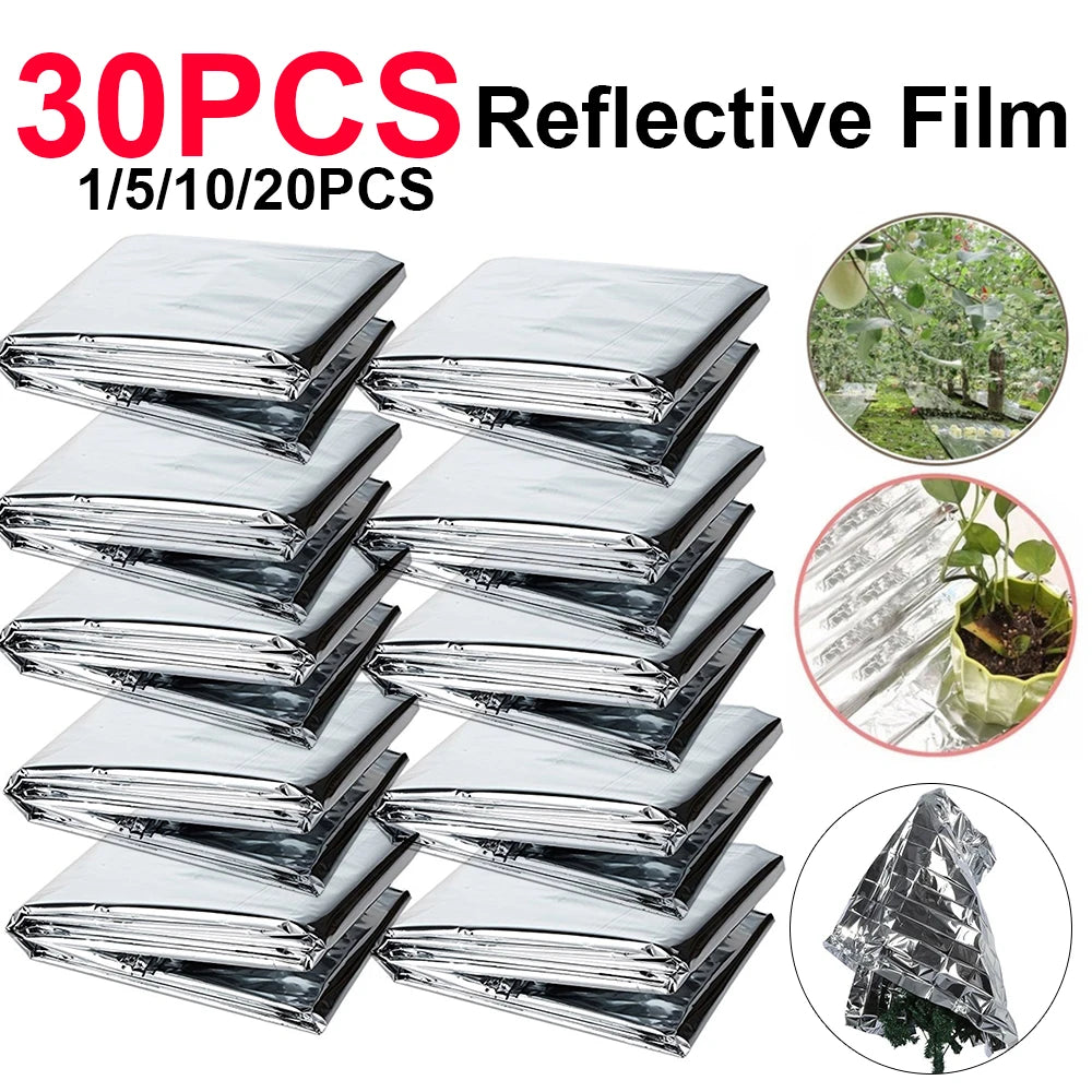 1-30PCS Silver Mylar Highly Reflective Films 210x120cm