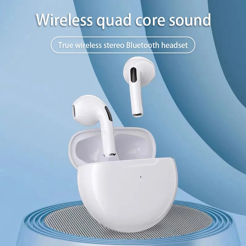 Air Pro 6 TWS Wireless Bluetooth Headset 5.3 Headphone Mini Earphone with Mic