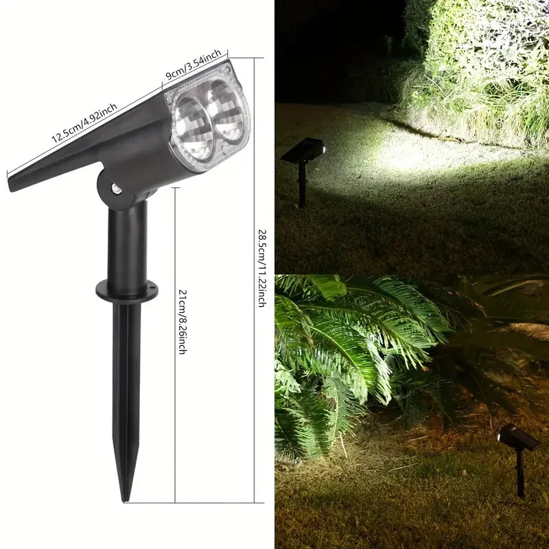 2/7LED Solar Outdoor Light Solar Spot Light