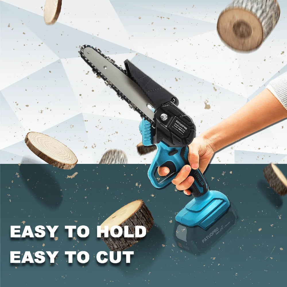 6inch Mini Cordless Electric Chain Saw Wood Cutter Garden Tree Logging Saw Fit For Makita 18V Battery Power Tool (No Battery)