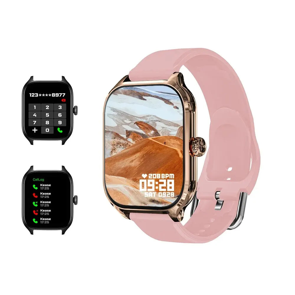 Smartwatch Dial to Answer Calls Calorie Tracking Heart Rate Blood Oxygen Monitoring