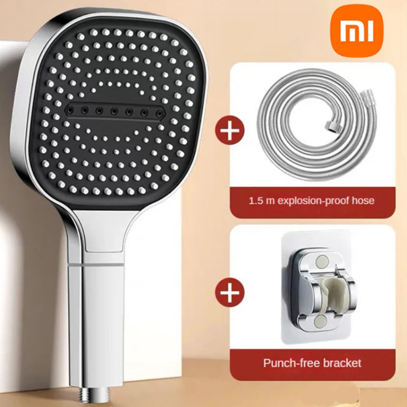 Xiaomi 13cm Large Panel Shower Head 3 Modes Adjustable High Pressure Massage Shower Head