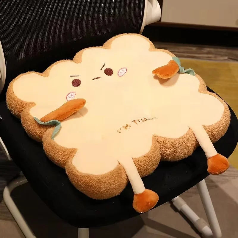 1pc Simulation Bread Toast Cushion