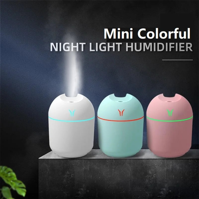 250ML USB Mini Air Humidifier Aroma Essential Oil Diffuser