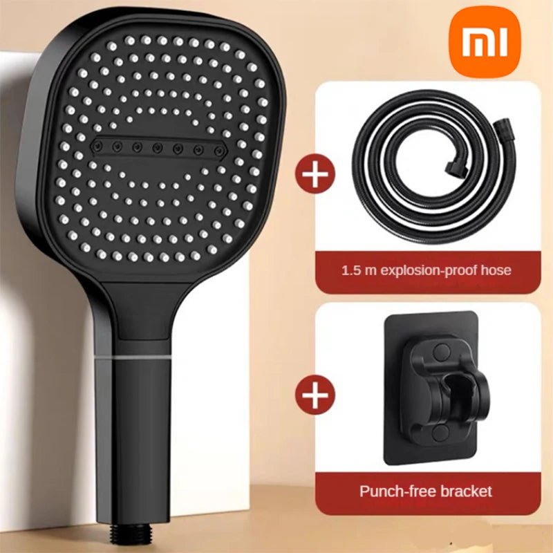 Xiaomi 13cm Large Panel Shower Head 3 Modes Adjustable High Pressure Massage Shower Head