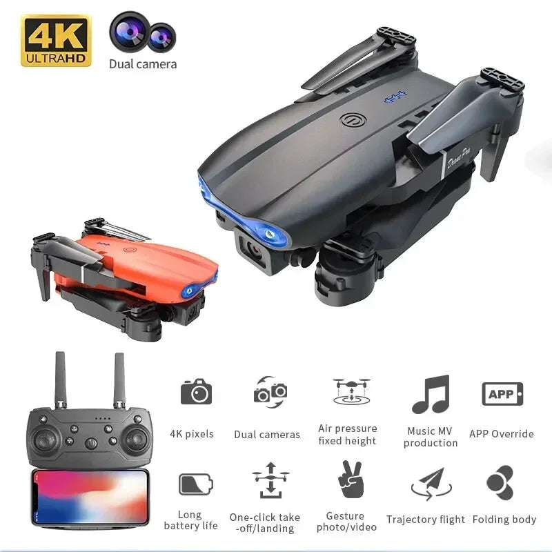 4K Professinal With 1080P Wide Angle HD Camera Foldable Helicopter