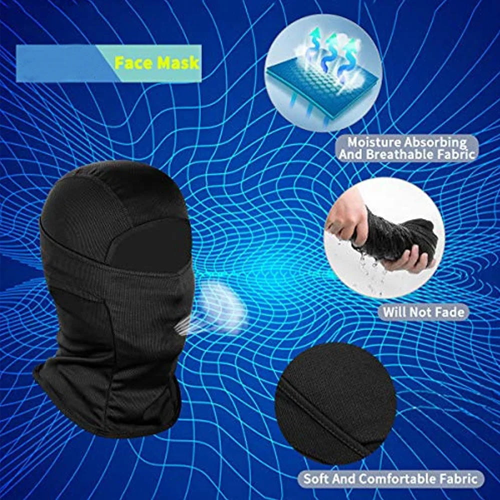 Face Mask for Men Women Full Breathable Cycling Ski cold weather