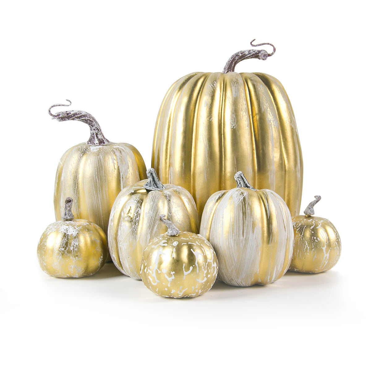 Thanksgiving Artificial Pumpkins Sets Assorted Big and Small Pumpkins