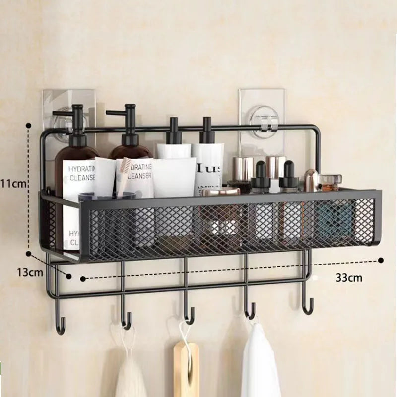 Portable Hanging Wall-mounted Storage Rack No-drilling