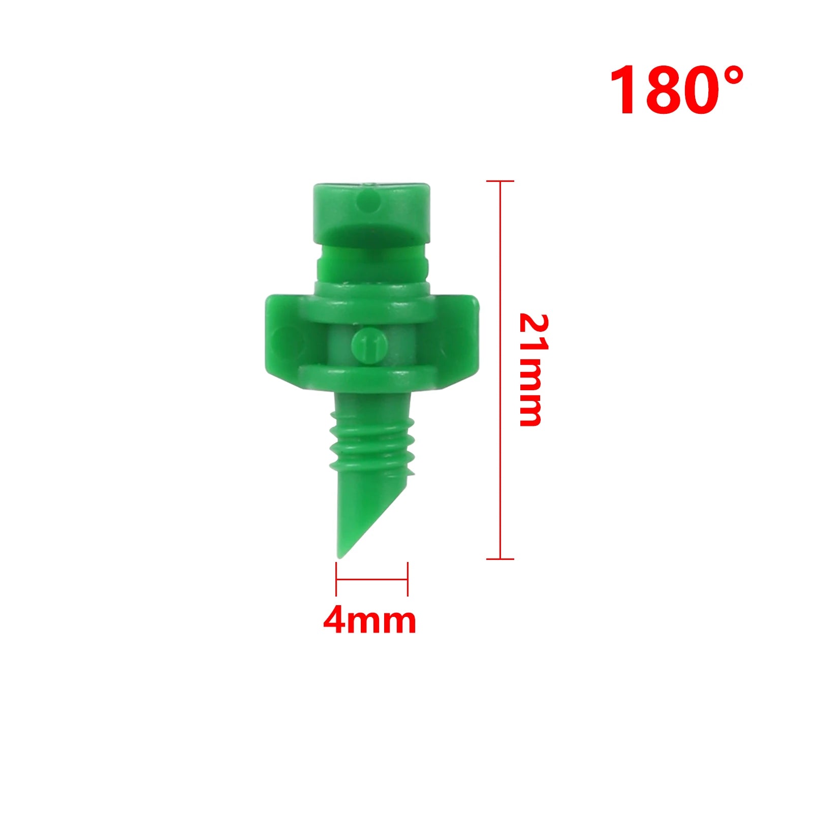 100Pcs 90°180°360°  Micro Nozzles Garden Greenhouse Drip Irrigation Sprinkler