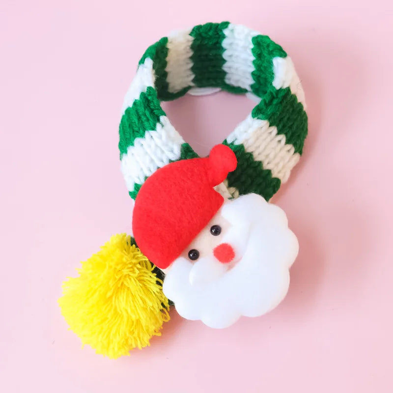 Pet Knitted Christmas Scarf