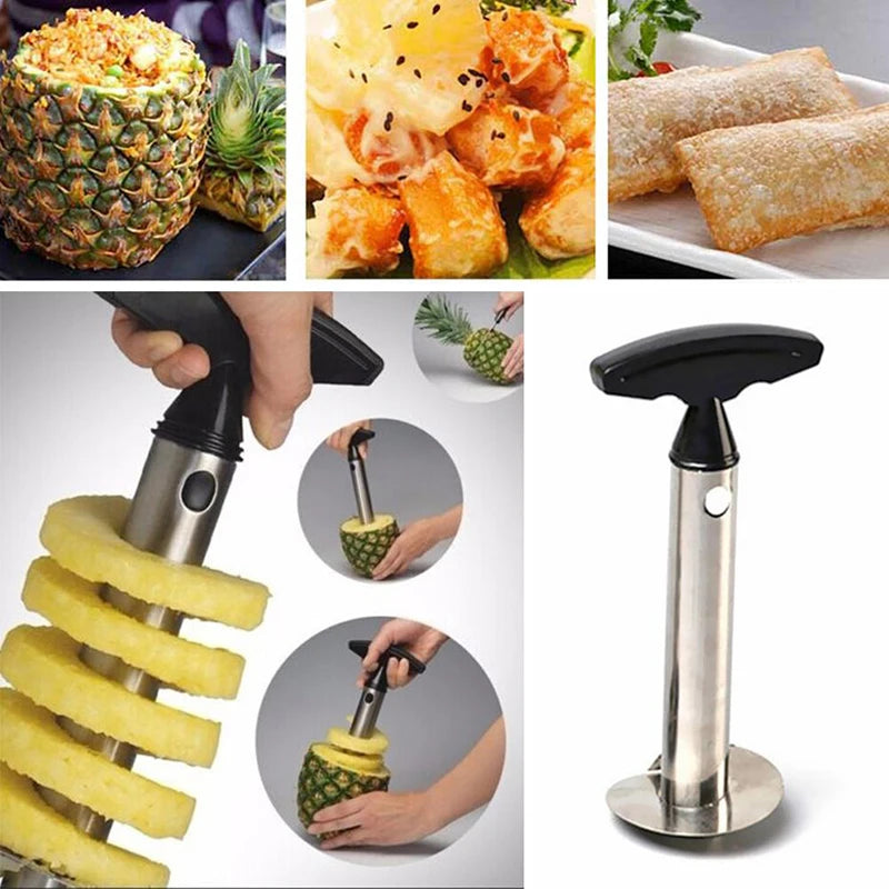 Pineapple Peeler Cutter Stainless Steel Convenient Spiral