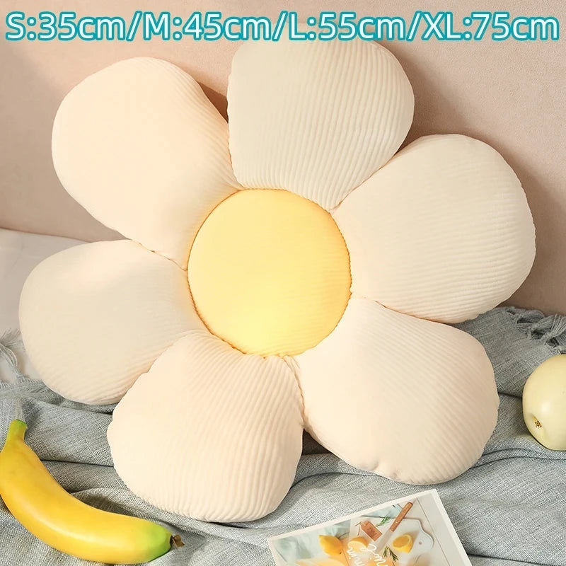 40cm colorful sunflower pillow, petal cushion