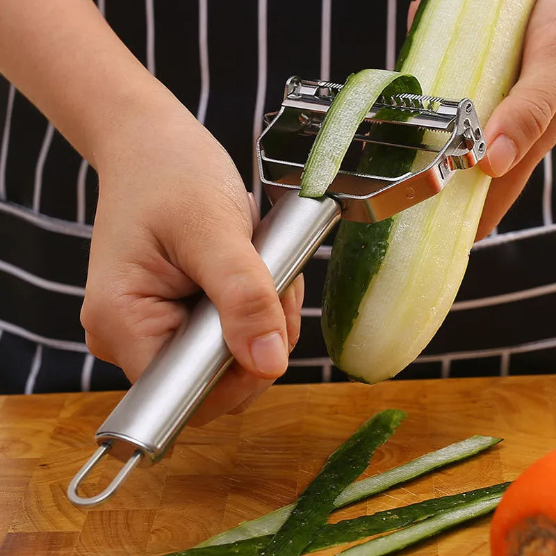 Multifunctional Kitchen Peeler Vegetable Fruit Peeler Stainless Steel