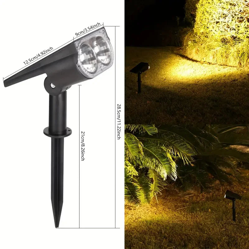 2/7LED Solar Outdoor Light Solar Spot Light