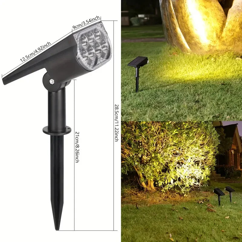 2/7LED Solar Outdoor Light Solar Spot Light