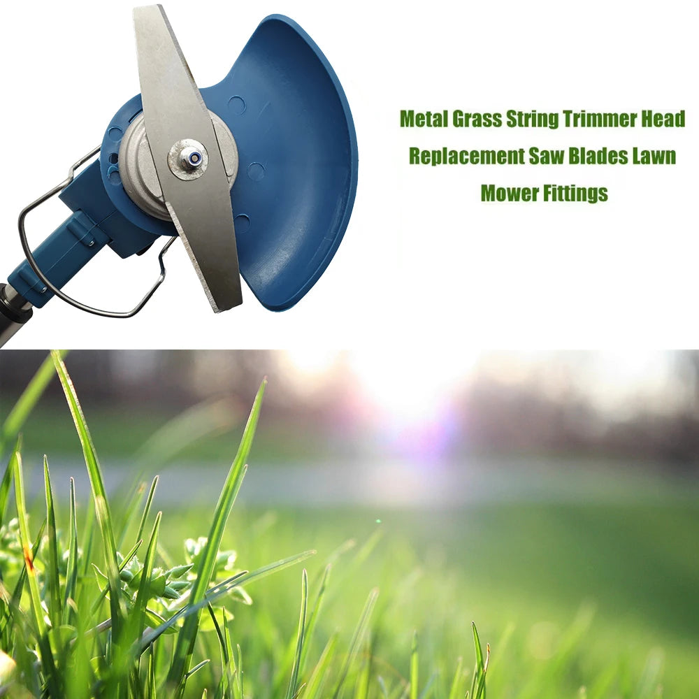 5/10x 150mm Metal Grass String Trimmer Head Replacement Saw Blades Lawn Mower Fittings Parts Home Garden Power Tools Replacement