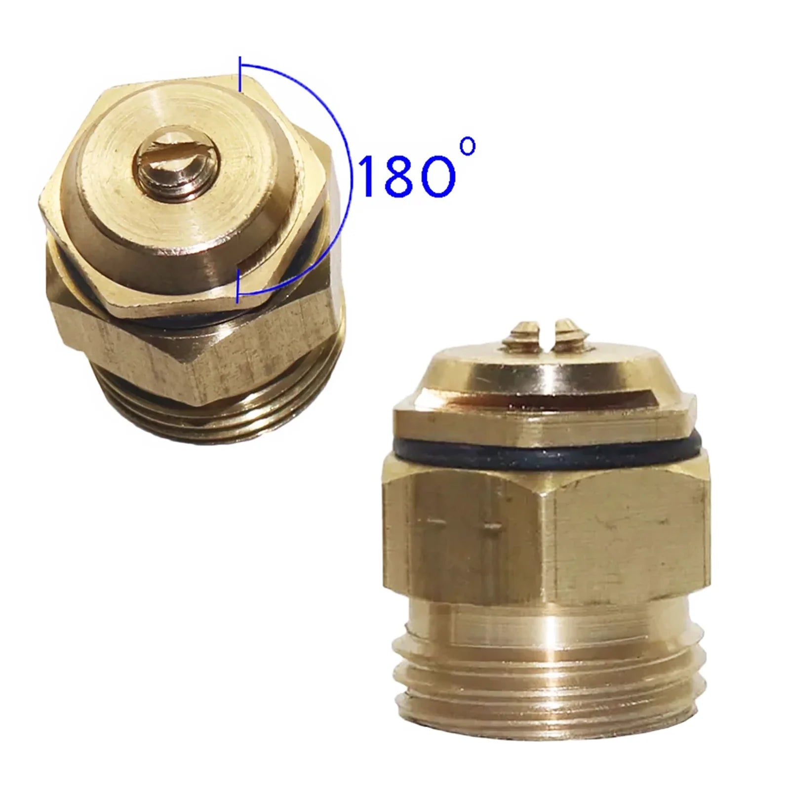 180° Brass Refraction Nozzle 1/2