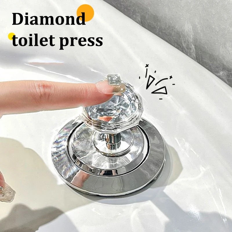 Plastic Toilet Button Portable Bathroom Toilet Button