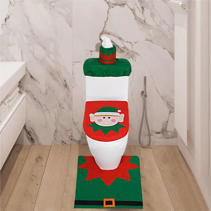 Cute Christmas Toilet Seat Covers