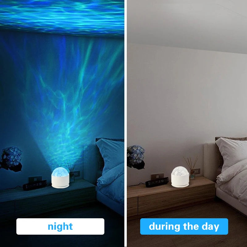 RGB Projection Night Light Wave Projector Light