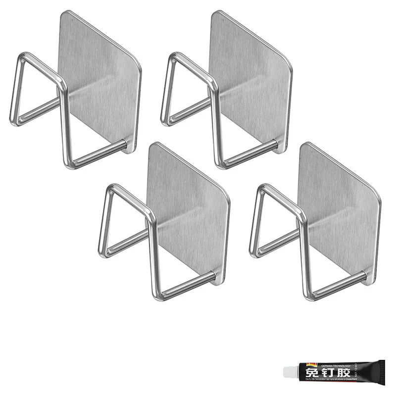 Kitchen Stainless Steel Sponge Racks Self-Adhesive