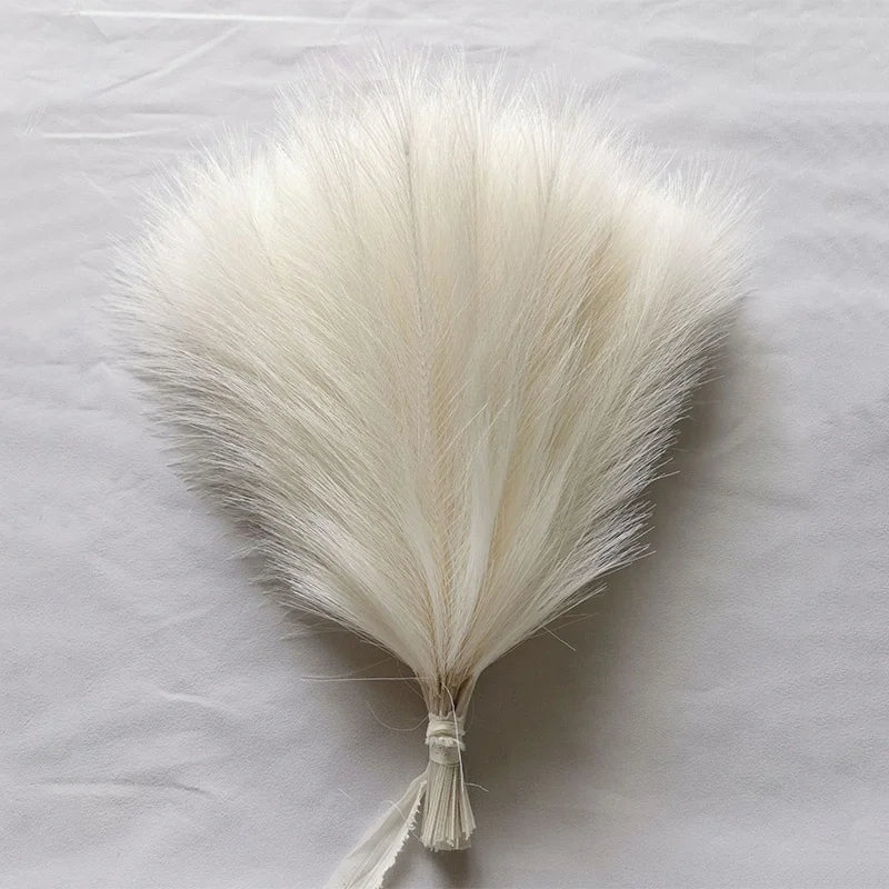 Faux Pampas Grass Bouquet 10/15/30pcs Artificial Pampas Fake Flowers Reed Decor