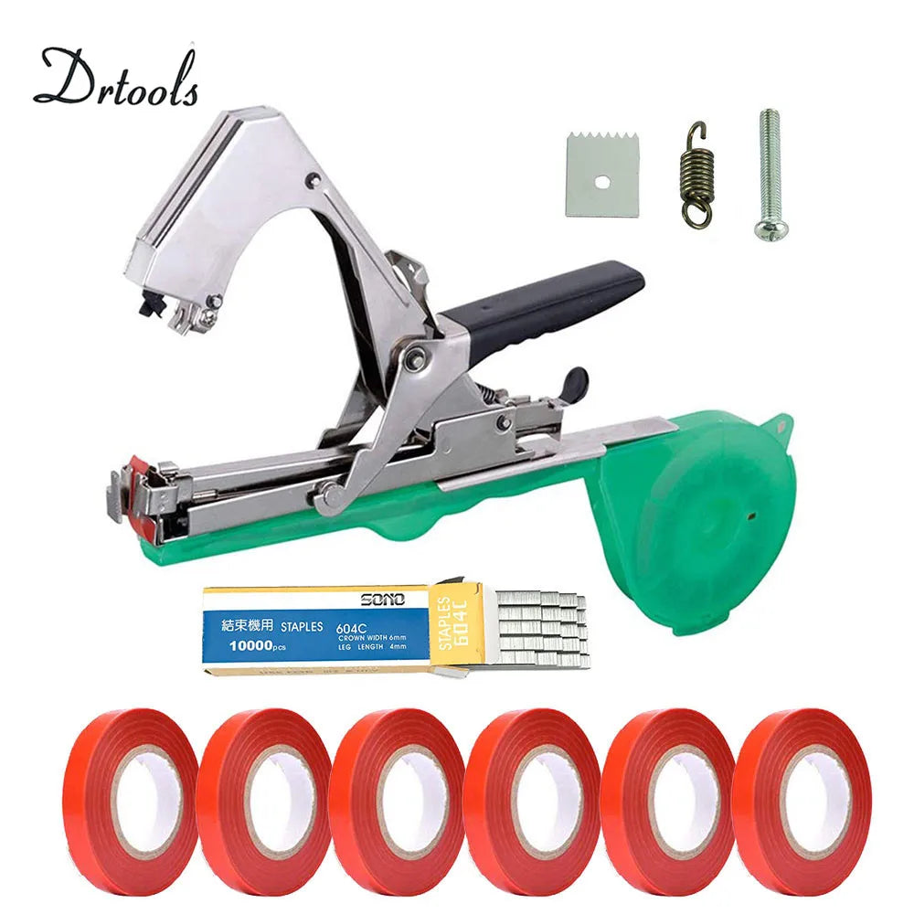 Drtools Garden Tools Garter Plants Plant Branch Hand Tying Binding Machine Minced Vegetable Tapener Tapes Home Garden