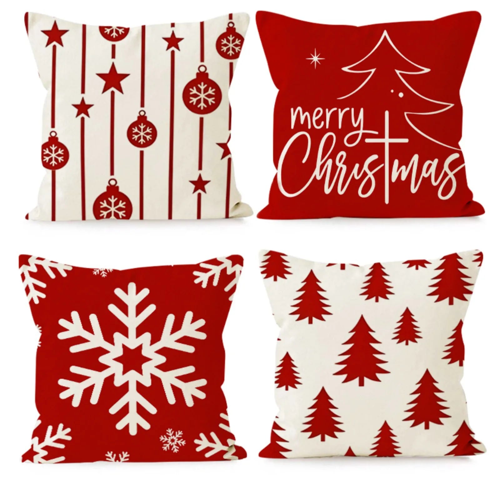 45X45cm Christmas Pillow Covers (No Filler)