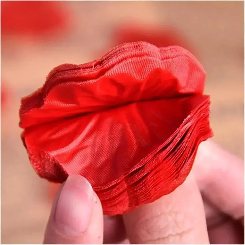 5000/100pcs Artificial Fake Rose Petals Red Colorful Simulation Silk Roses Petal for Valentines Day Wedding Party