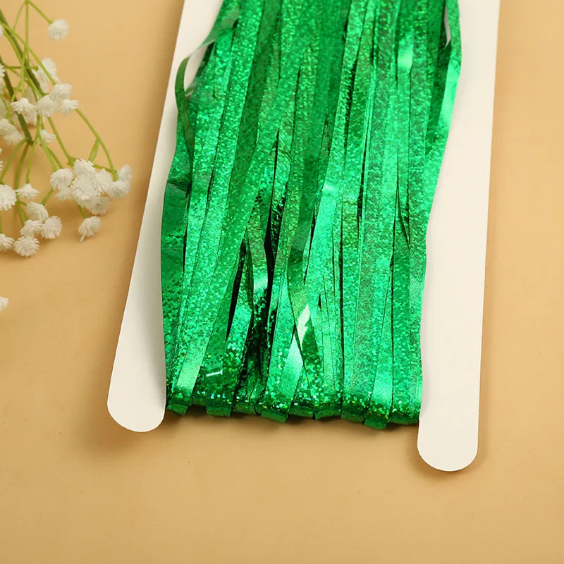 Cheap as a Party Metallic Tinsel Foil Fringe Curtains