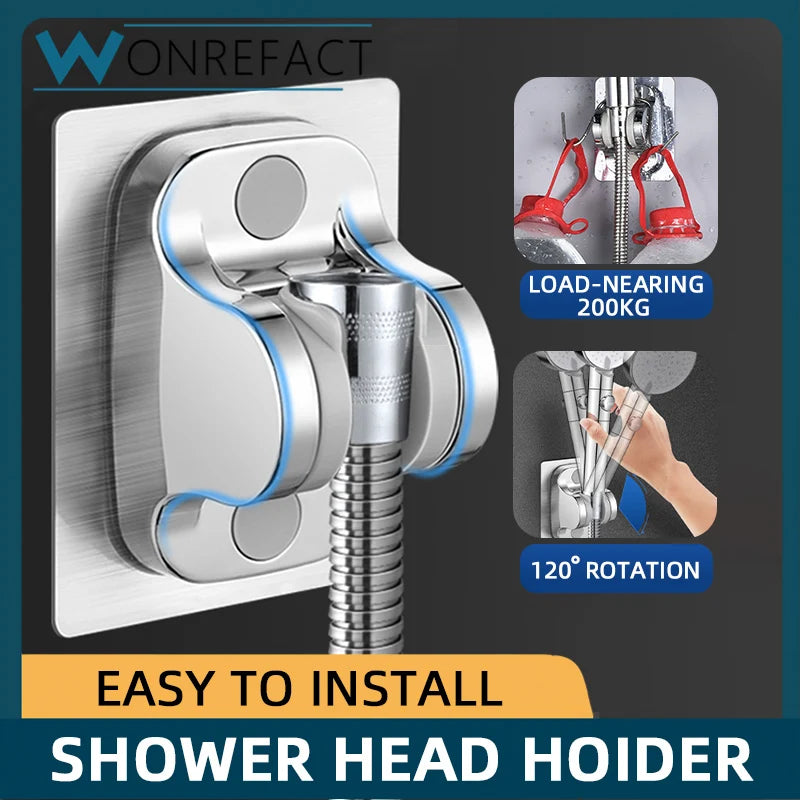 Universal Shower Head Holder No Drill Showerhead