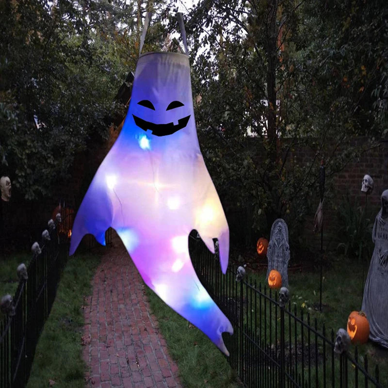 Halloween LED Light Hanging Ghost For Halloween Party Home Outdoor Indoor Decoration