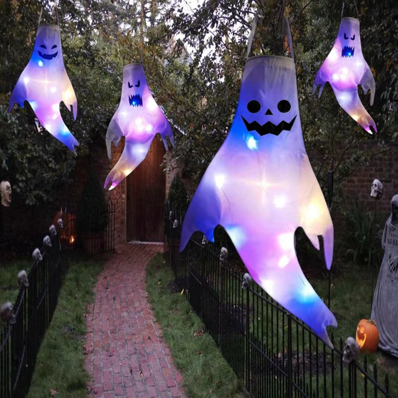 Halloween LED Light Hanging Ghost For Halloween Party Home Outdoor Indoor Decoration