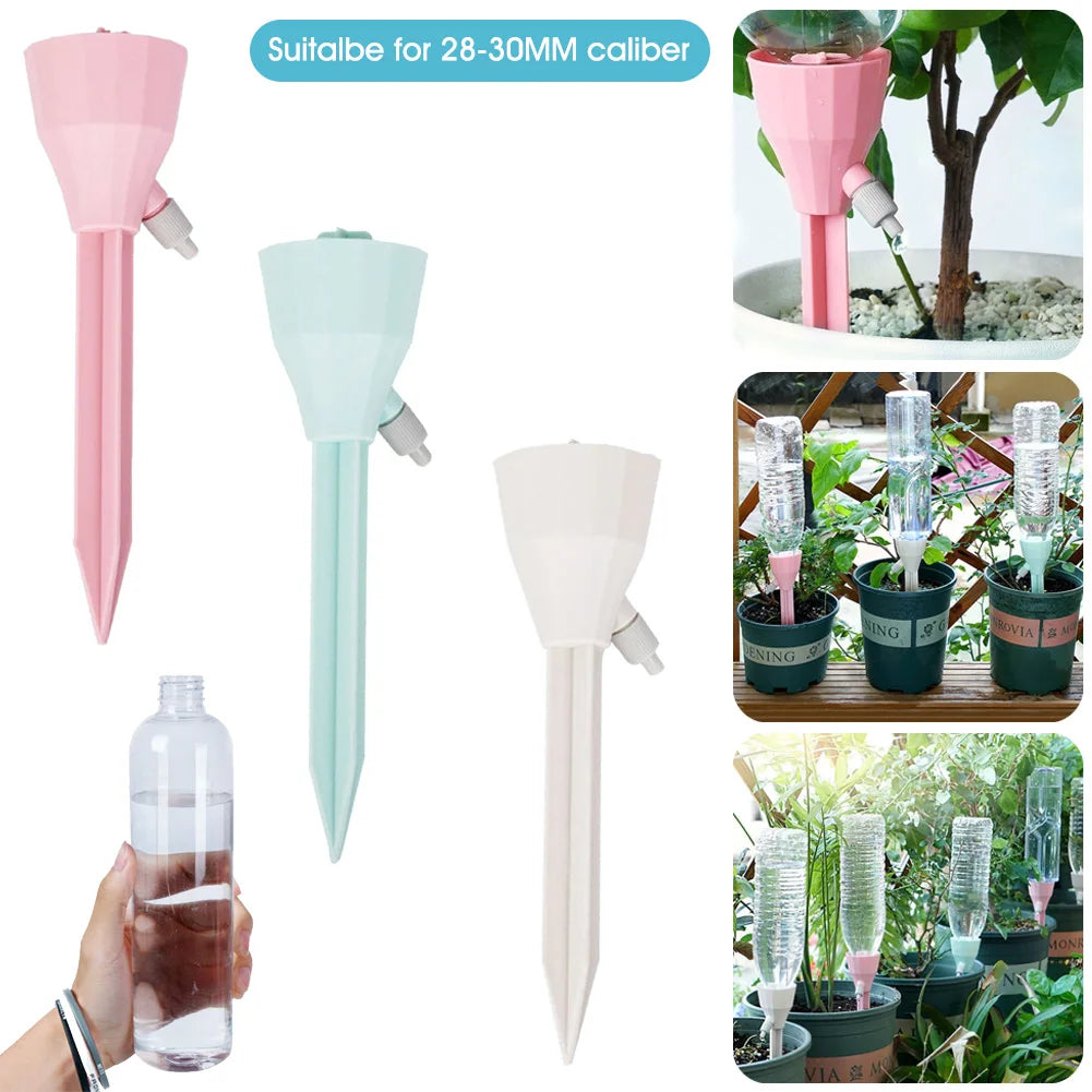 3/6/9Pcs Adjustable Drip Irrigation System Indoor Outdoor Potted Plants Automatic Self-flowing Watering Spikes Gardening Tools