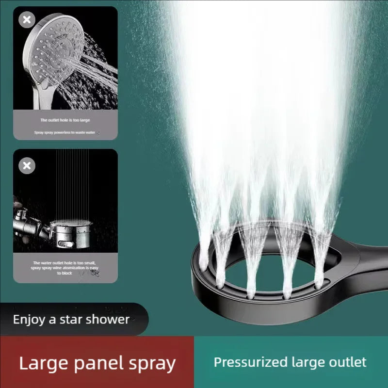 Pressurized Shower Head Water Saving